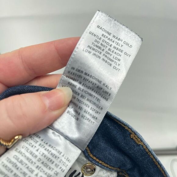 True Religion Halle Super Skinny Jeans Mid Rise Stretch Medium Wash Size 27 - Picture 7 of 13